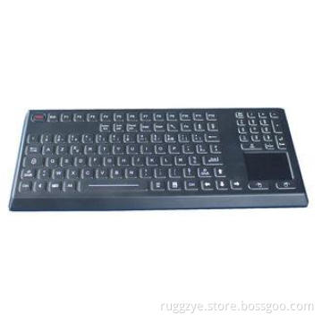 Compact  black or white silicone usb keyboard / rugged keyb